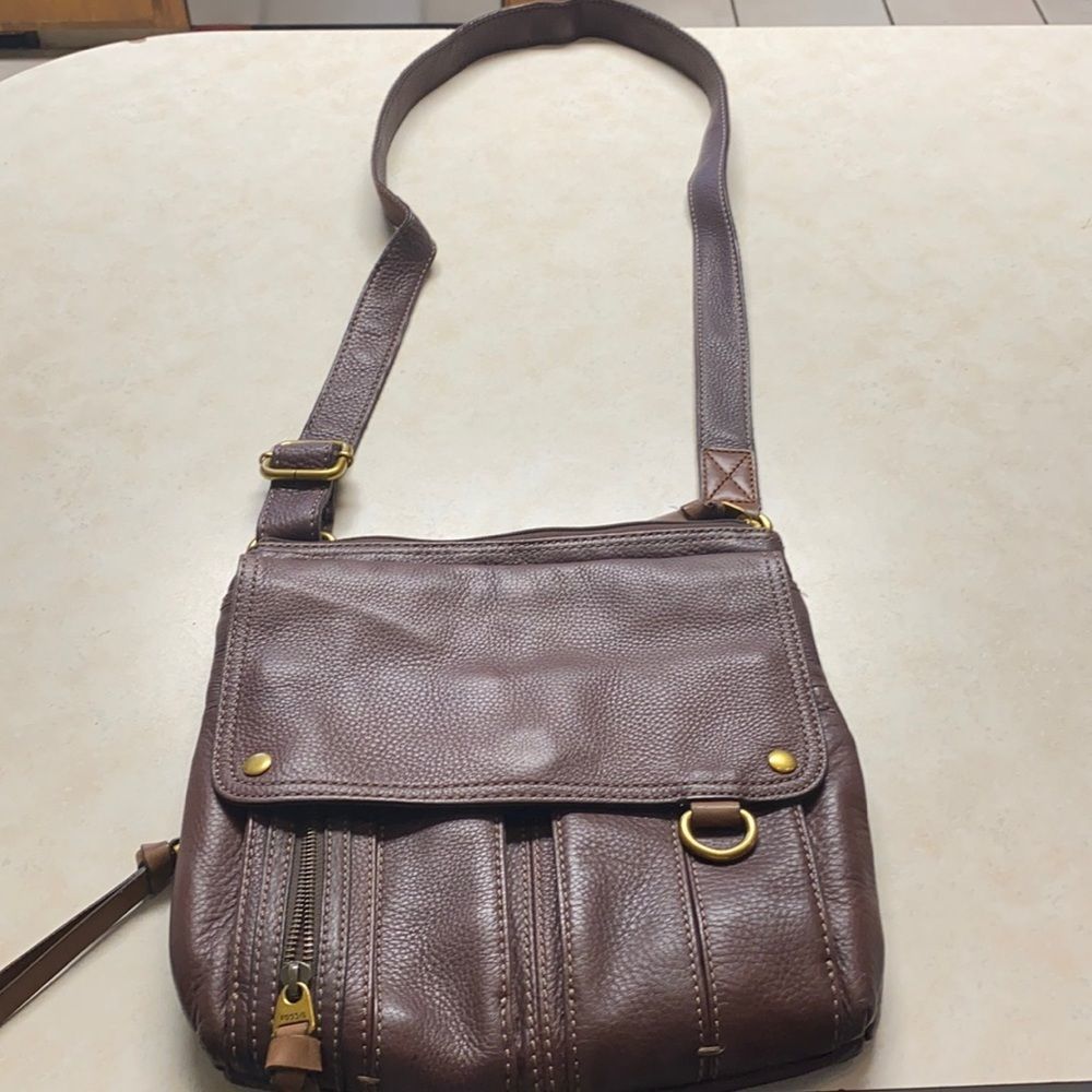 Fossil brown Morgan Traveler